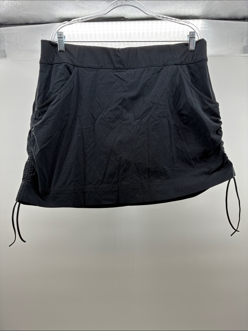 Columbia Black Athletic Skort with Side Drawstrings